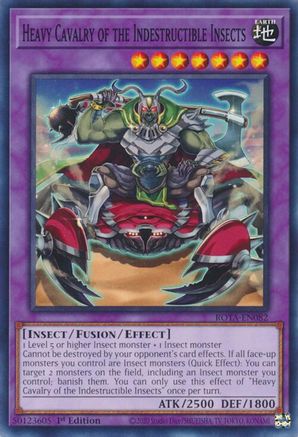 Heavy Cavalry of the Indestructible Insects [ROTA-EN082] Common - Yu-Gi-Oh! - Card Brawlers | Quebec | Canada |