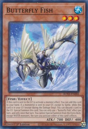Butterfly Fish [ROTA-EN088] Common - Yu-Gi-Oh! - Card Brawlers | Quebec | Canada |