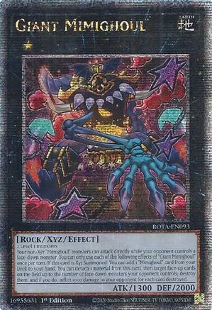 Giant Mimighoul (Quarter Century Secret Rare) [ROTA-EN093] Quarter Century Secret Rare - Yu-Gi-Oh! - Card Brawlers | Quebec | Canada |