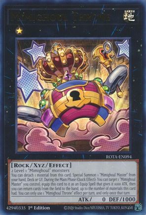 Mimighoul Throne [ROTA-EN094] Ultra Rare - Yu-Gi-Oh! - Card Brawlers | Quebec | Canada |
