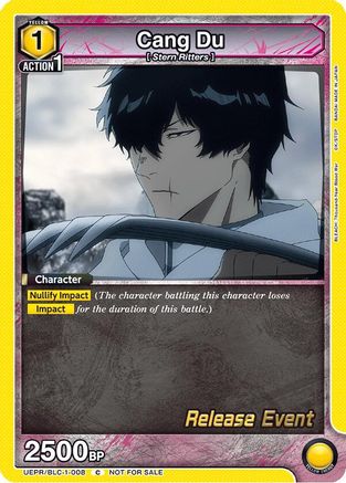 Cang Du (UEPR/BLC-1-008) - BLEACH ThousandYear Blood War Release Event Cards - BLEACH: Thousand-Year Blood War Release Event Cards - Card Brawlers | Quebec | Canada |