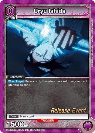 Uryu Ishida (UEPR/BLC-1-034) - UE01BT BLEACH ThousandYear Blood War Release Event Cards - UE01BT: BLEACH: Thousand-Year Blood War Release Event Cards - Card Brawlers | Quebec | Canada |