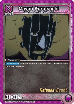 Mayuri Kurotsuchi (UEPR/BLC-1-054) - UE01BT BLEACH ThousandYear Blood War Release Event Cards - UE01BT: BLEACH: Thousand-Year Blood War Release Event Cards - Card Brawlers | Quebec | Canada |