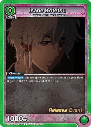 Isane Kotetsu (UEPR/BLC-1-077) - UE01BT BLEACH ThousandYear Blood War Release Event Cards