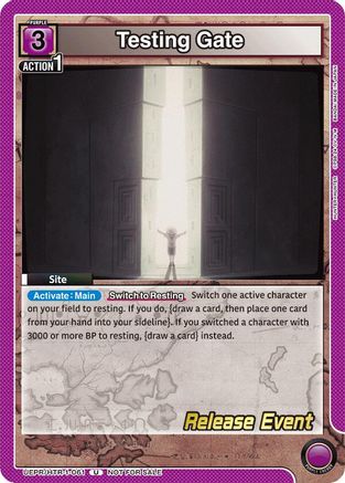 Testing Gate (UEPR/HTR-1-061) - UE02BT HUNTER X HUNTER Release Event Cards - UE02BT: HUNTER X HUNTER Release Event Cards - Card Brawlers | Quebec | Canada |