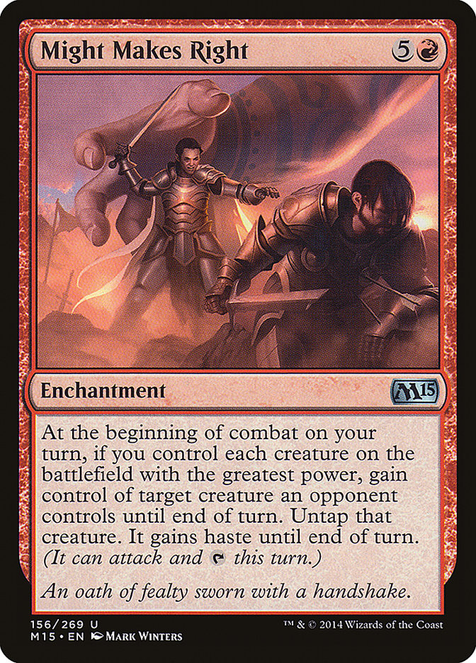 Might Makes Right [Magic 2015] - Magic: The Gathering - Card Brawlers | Quebec | Canada |