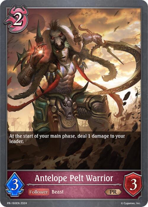 Antelope Pelt Warrior (PR-160EN) [Shadowverse: Evolve Bundles] - Bushiroad - Card Brawlers | Quebec | Canada |