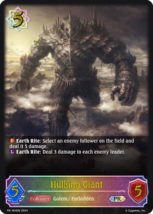 Hulking Giant (PR-164EN) [Shadowverse: Evolve Bundles] - Bushiroad - Card Brawlers | Quebec | Canada |