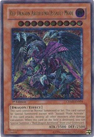 Red Dragon Archfiend/Assault Mode [CRMS-EN004] Ultimate Rare - Yu-Gi-Oh! - Card Brawlers | Quebec | Canada |