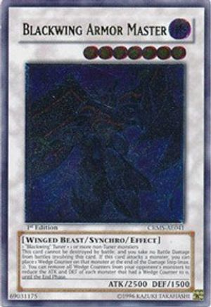 Blackwing Armor Master [CRMS-EN041] Ultimate Rare - Yu-Gi-Oh! - Card Brawlers | Quebec | Canada |