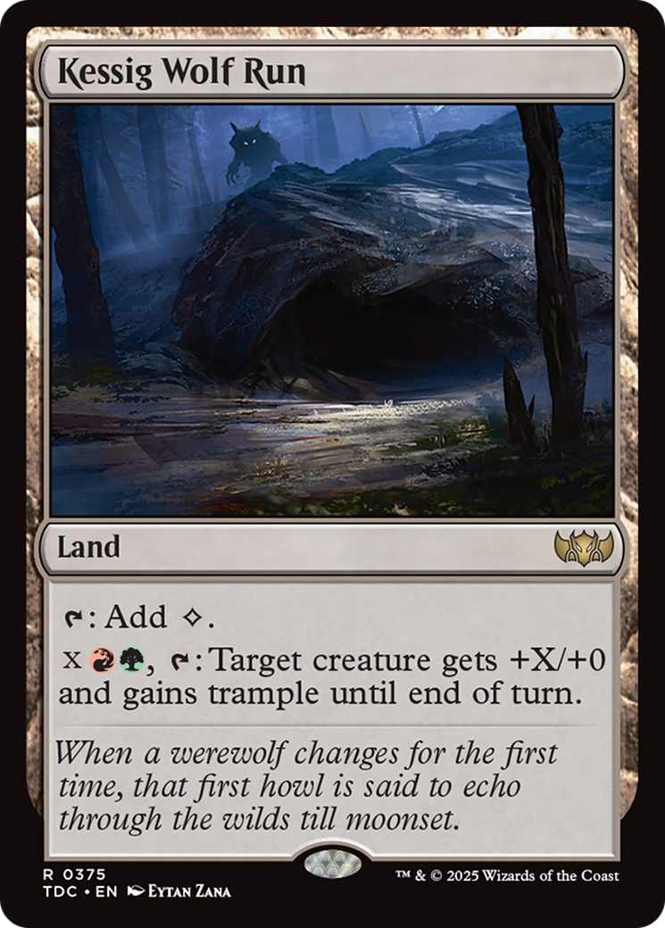 Kessig Wolf Run [Tarkir: Dragonstorm Commander] - Magic: The Gathering - Card Brawlers | Quebec | Canada |