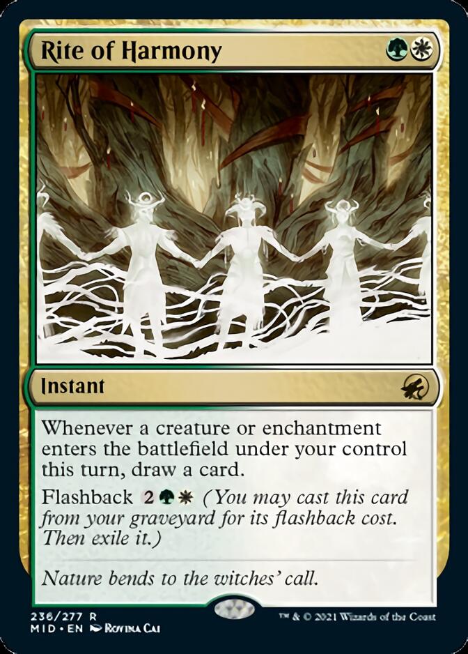 Rite of Harmony [Innistrad: Midnight Hunt] - Magic: The Gathering - Card Brawlers | Quebec | Canada |