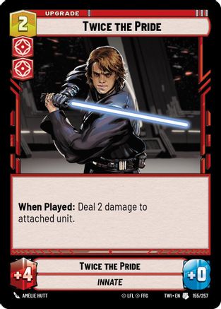 Twice the Pride (155/257) (155/257) [Twilight of the Republic] - Fantasy Flight Games - Card Brawlers | Quebec | Canada |