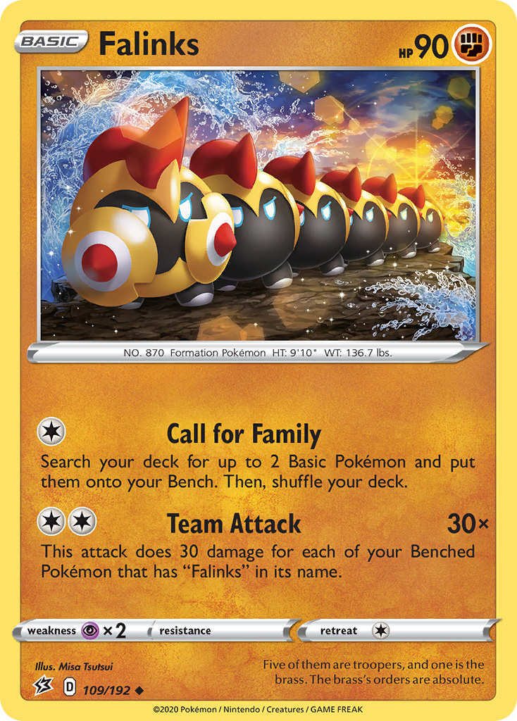 Falinks (109/192) [Sword & Shield: Rebel Clash] - Pokémon - Card Brawlers | Quebec | Canada |