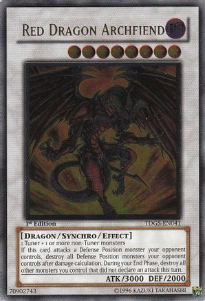 Red Dragon Archfiend [TDGS-EN041] Ultimate Rare - Yu-Gi-Oh! - Card Brawlers | Quebec | Canada |