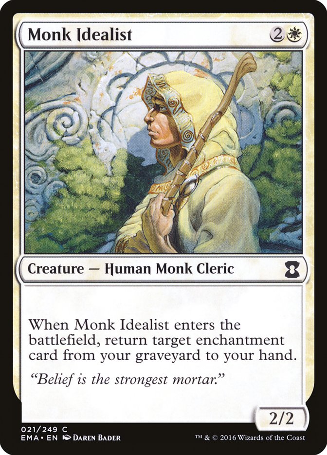 Monk Idealist [Eternal Masters] - Magic: The Gathering - Card Brawlers | Quebec | Canada |