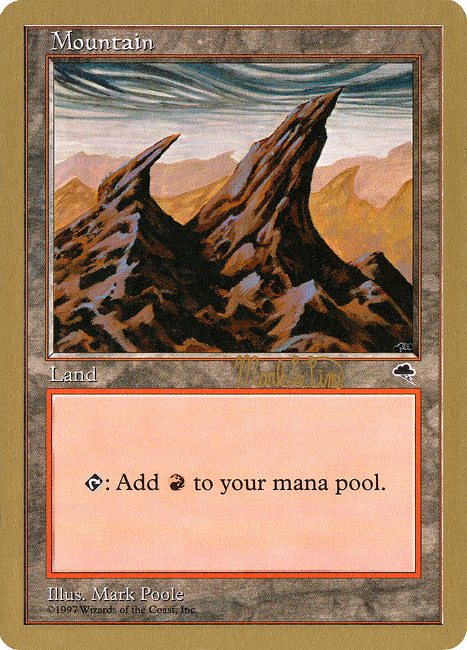 Mountain (mlp344) (Mark Le Pine) [World Championship Decks 1999] - Magic: The Gathering - Card Brawlers | Quebec | Canada |