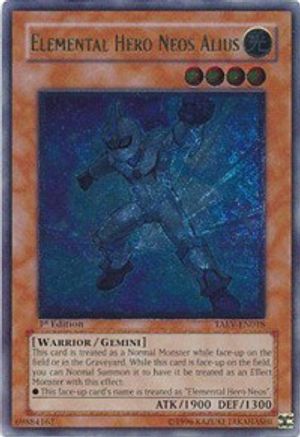 Elemental Hero Neos Alius [TAEV-EN018] Ultimate Rare - Yu-Gi-Oh! - Card Brawlers | Quebec | Canada |
