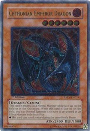 Chthonian Emperor Dragon [TAEV-EN019] Ultimate Rare - Yu-Gi-Oh! - Card Brawlers | Quebec | Canada |