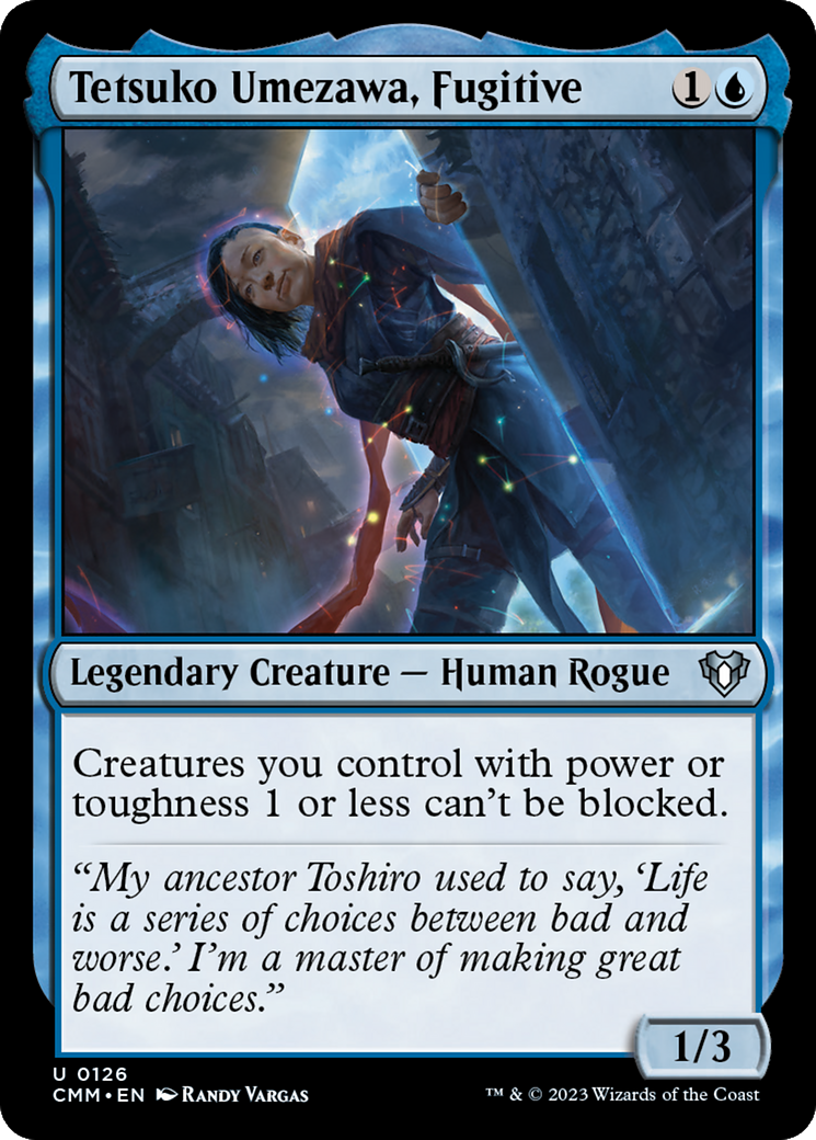 Tetsuko Umezawa, Fugitive [Commander Masters] - Magic: The Gathering - Card Brawlers | Quebec | Canada |