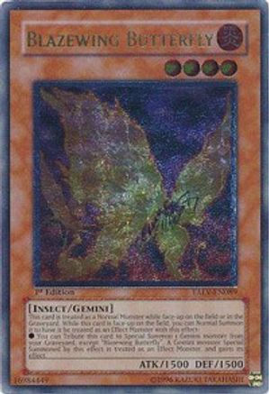 Blazewing Butterfly [TAEV-EN089] Ultimate Rare - Yu-Gi-Oh! - Card Brawlers | Quebec | Canada |