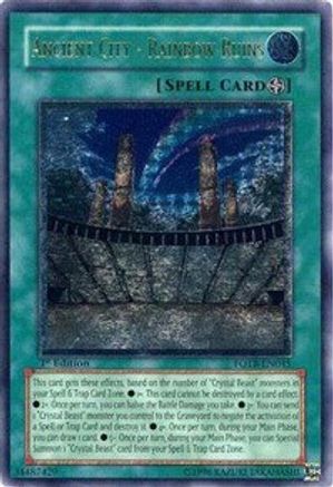 Cité antique - Ruines arc-en-ciel [FOTB-EN045] Rare ultime 