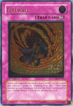 Firewall [FOTB-EN060] Ultimate Rare - Yu-Gi-Oh! - Card Brawlers | Quebec | Canada |