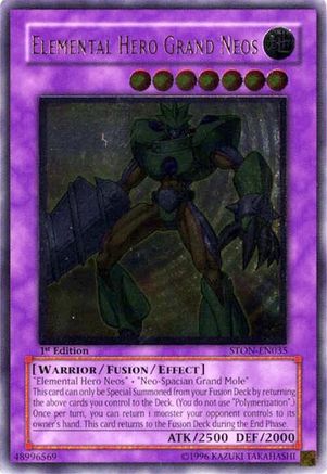 Elemental Hero Grand Neos [STON-EN035] Ultimate Rare - Yu-Gi-Oh! - Card Brawlers | Quebec | Canada |