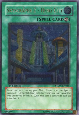 Skyscraper 2 - Hero City [STON-EN048] Ultimate Rare - Yu-Gi-Oh! - Card Brawlers | Quebec | Canada |