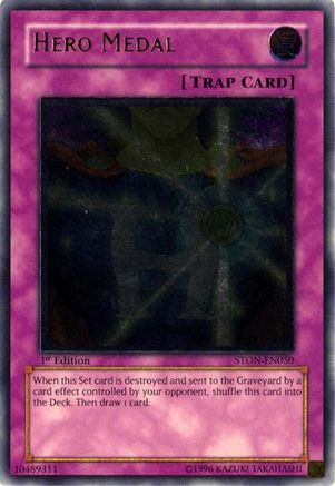 Hero Medal [STON-EN050] Ultimate Rare - Yu-Gi-Oh! - Card Brawlers | Quebec | Canada |
