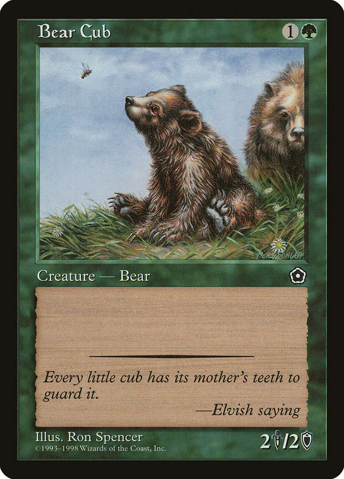 Bear Cub [Portal Second Age] - Magic: The Gathering - Card Brawlers | Quebec | Canada |