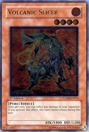 Volcanic Slicer [FOTB-EN012] Ultimate Rare - Yu-Gi-Oh! - Card Brawlers | Quebec | Canada |