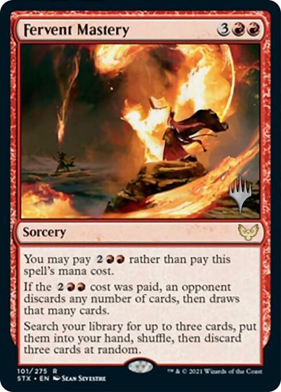 Fervent Mastery (Promo Pack) [Strixhaven: School of Mages Promos] - Magic: The Gathering - Card Brawlers | Quebec | Canada |