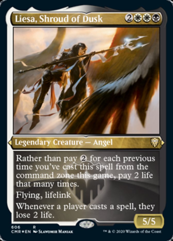 Liesa, Shroud of Dusk (Etched) [Commander Legends] - Magic: The Gathering - Card Brawlers | Quebec | Canada |