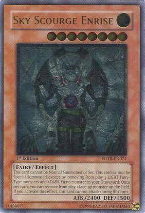 Sky Scourge Enrise [FOTB-EN021] Ultimate Rare - Yu-Gi-Oh! - Card Brawlers | Quebec | Canada |