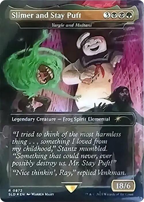 Slimer and Stay Puft - Yargle and Multani (Rainbow Foil) [Secret Lair Drop Series] - Magic: The Gathering - Card Brawlers | Quebec | Canada |