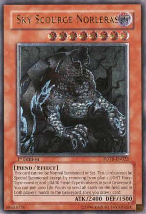 Sky Scourge Norleras [FOTB-EN022] Ultimate Rare - Yu-Gi-Oh! - Card Brawlers | Quebec | Canada |