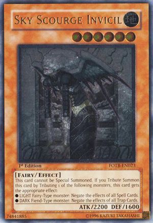 Sky Scourge Invicil [FOTB-EN023] Ultimate Rare - Yu-Gi-Oh! - Card Brawlers | Quebec | Canada |