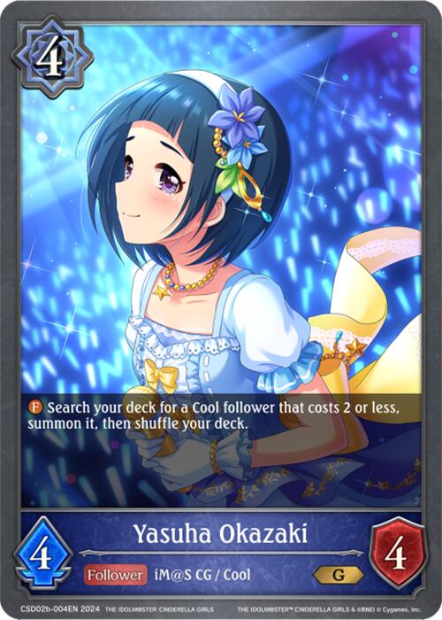 Yasuha Okazaki (CSD02b-004EN) [THE IDOLM@STER CINDERELLA GIRLS] - Bushiroad - Card Brawlers | Quebec | Canada |