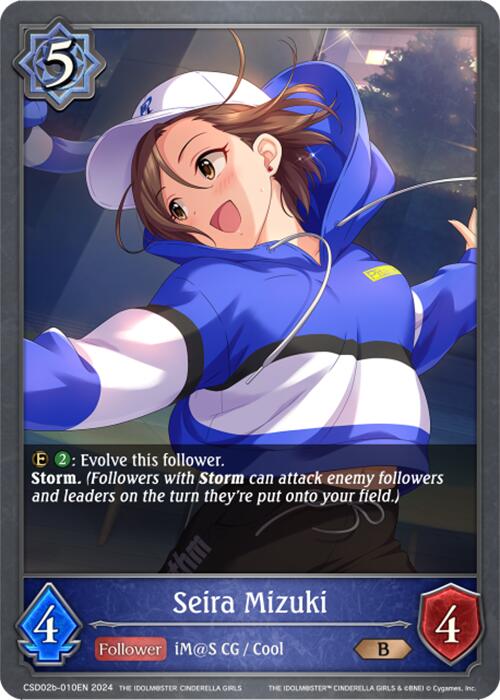 Seira Mizuki (CSD02b-010EN) [THE IDOLM@STER CINDERELLA GIRLS] - Bushiroad - Card Brawlers | Quebec | Canada |