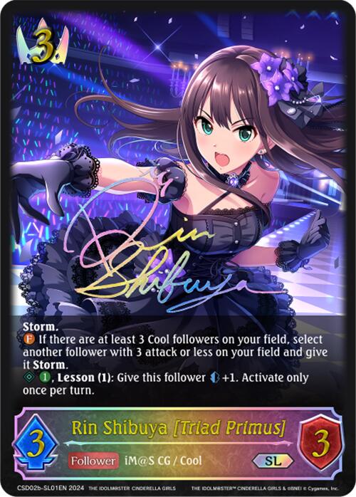 Rin Shibuya [Triad Primus] (CSD02b-SL01EN) [THE IDOLM@STER CINDERELLA GIRLS] - Bushiroad - Card Brawlers | Quebec | Canada |