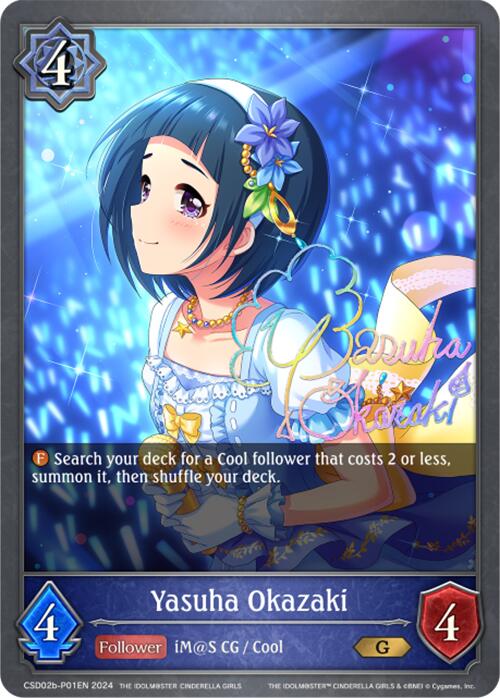 Yasuha Okazaki (CSD02b-P01EN) [THE IDOLM@STER CINDERELLA GIRLS] - Bushiroad - Card Brawlers | Quebec | Canada |