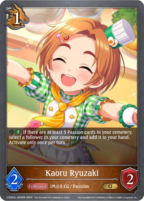 Kaoru Ryuzaki (CSD02c-004EN) [THE IDOLM@STER CINDERELLA GIRLS] - Bushiroad - Card Brawlers | Quebec | Canada |