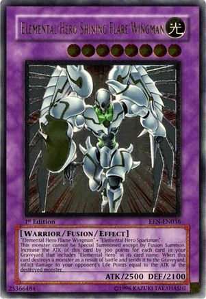 Héros élémentaire Shining Flare Wingman [EEN-EN036] Ultimate Rare 
