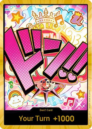 DON!! Card (Uta) (Gold) - Premium Booster -The Best- Foil