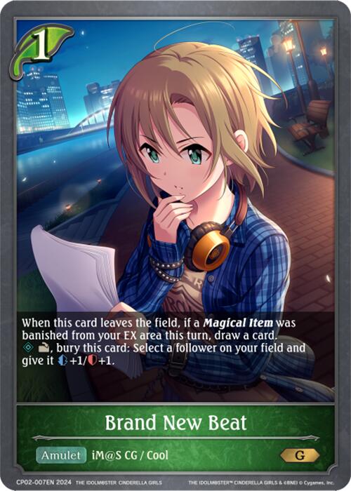 Brand New Beat (CP02-007EN) [THE IDOLM@STER CINDERELLA GIRLS] - Bushiroad - Card Brawlers | Quebec | Canada |