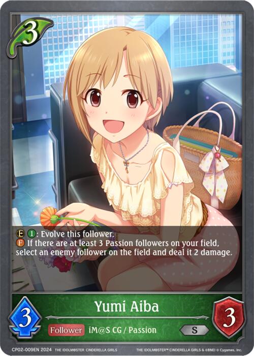 Yumi Aiba (CP02-009EN) [THE IDOLM@STER CINDERELLA GIRLS] - Bushiroad - Card Brawlers | Quebec | Canada |