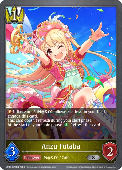 Anzu Futaba (CP02-025EN) [THE IDOLM@STER CINDERELLA GIRLS] - Bushiroad - Card Brawlers | Quebec | Canada |