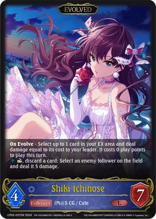 Shiki Ichinose (CP02-037EN) [THE IDOLM@STER CINDERELLA GIRLS] - Bushiroad - Card Brawlers | Quebec | Canada |