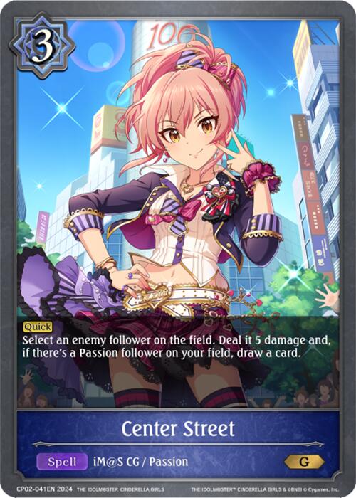 Center Street (CP02-041EN) [THE IDOLM@STER CINDERELLA GIRLS] - Bushiroad - Card Brawlers | Quebec | Canada |